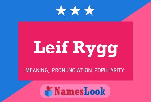 Постер имени Leif Rygg