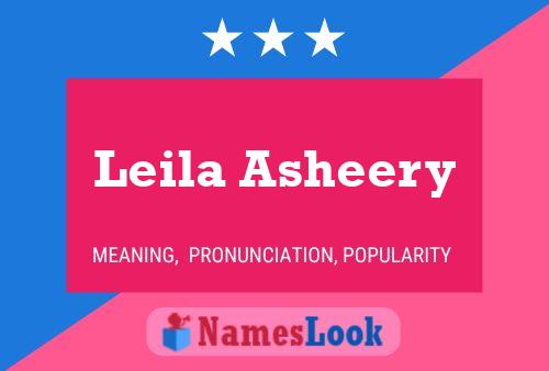 Постер имени Leila Asheery