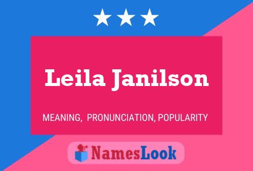 Постер имени Leila Janilson