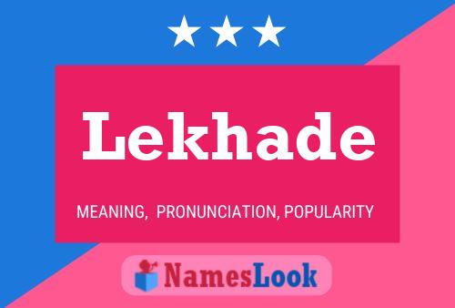 Постер имени Lekhade