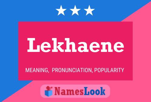 Постер имени Lekhaene