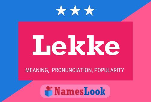 Постер имени Lekke