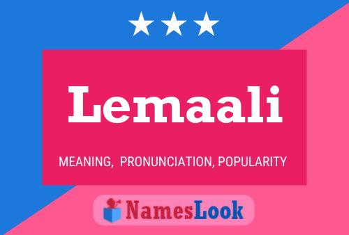 Постер имени Lemaali