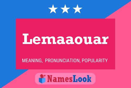 Постер имени Lemaaouar