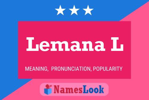 Постер имени Lemana L