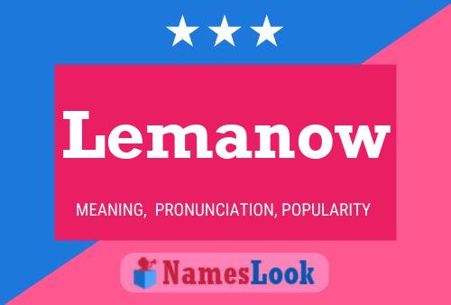 Постер имени Lemanow