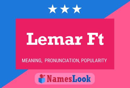 Постер имени Lemar Ft