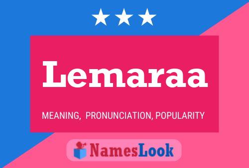 Постер имени Lemaraa