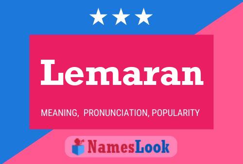 Постер имени Lemaran