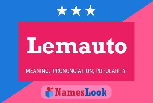 Постер имени Lemauto