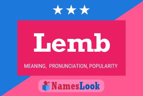 Постер имени Lemb