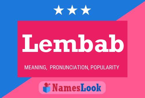 Постер имени Lembab