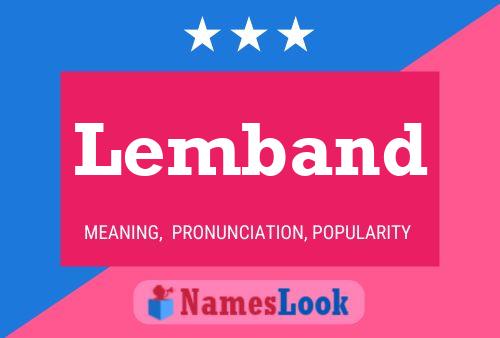 Постер имени Lemband