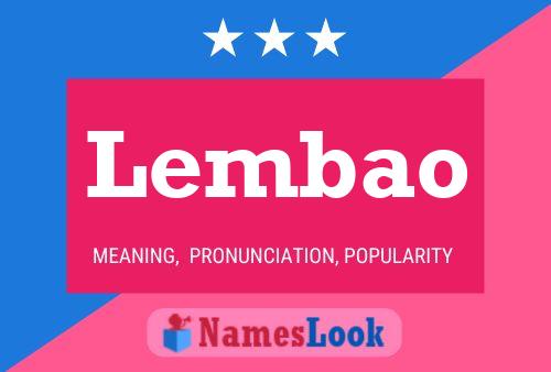 Постер имени Lembao