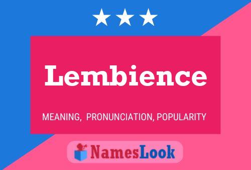 Постер имени Lembience