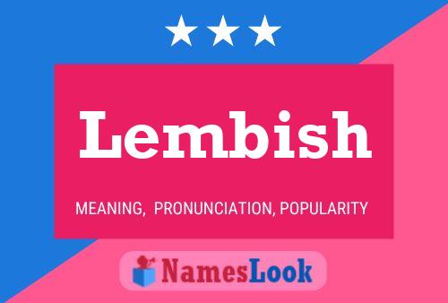 Постер имени Lembish