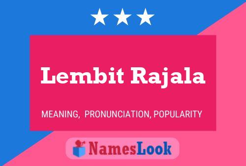 Постер имени Lembit Rajala