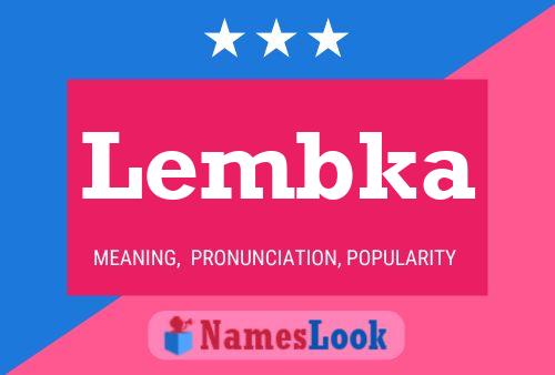 Постер имени Lembka