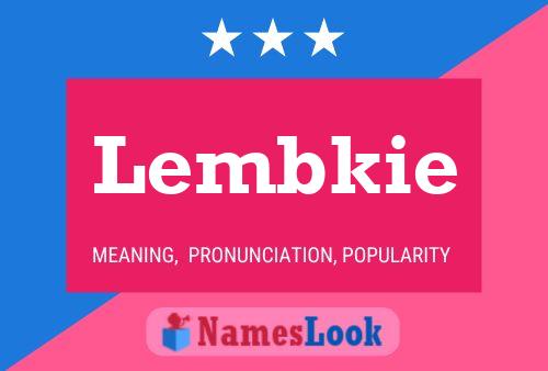 Постер имени Lembkie