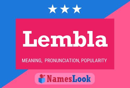 Постер имени Lembla