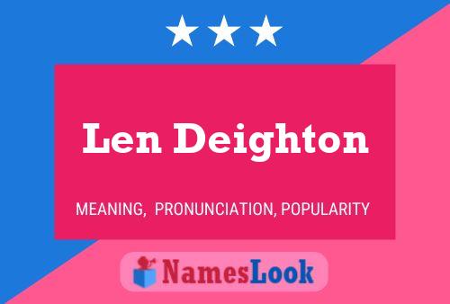 Постер имени Len Deighton