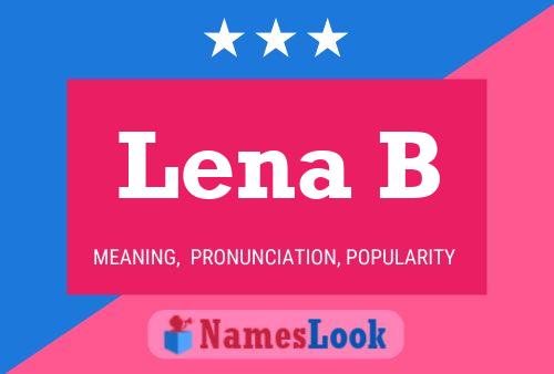 Постер имени Lena B