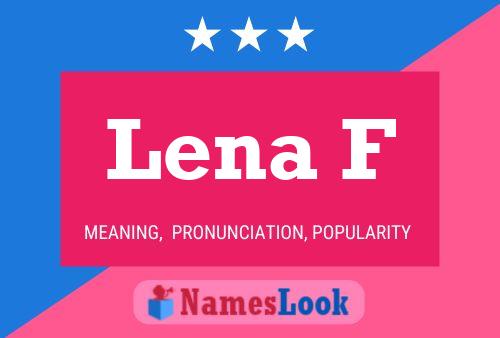 Постер имени Lena F