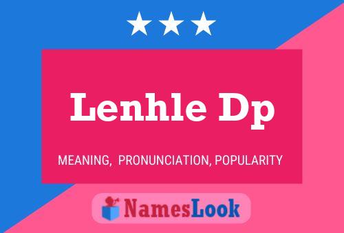 Постер имени Lenhle Dp