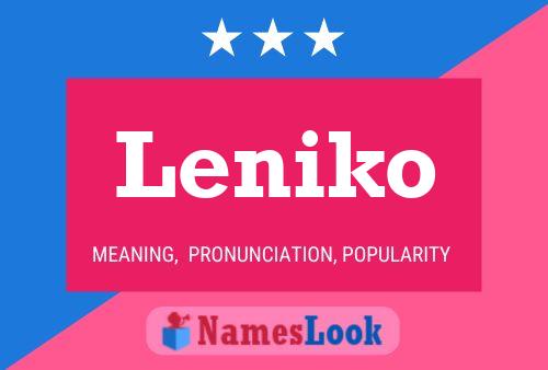 Постер имени Leniko