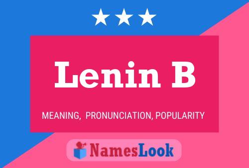 Постер имени Lenin B