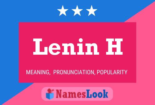 Постер имени Lenin H