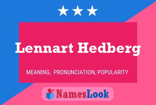 Постер имени Lennart Hedberg