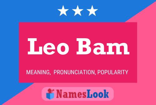 Постер имени Leo Bam