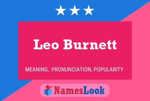 Постер имени Leo Burnett