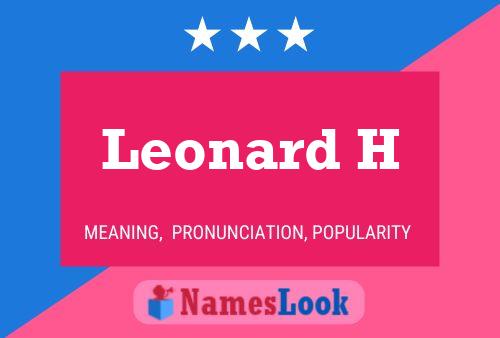 Постер имени Leonard H