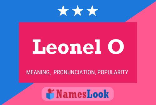 Постер имени Leonel O