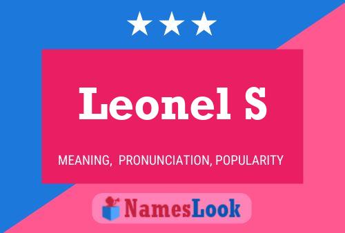 Постер имени Leonel S