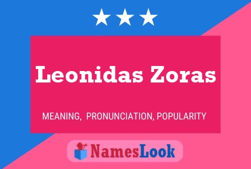 Постер имени Leonidas Zoras