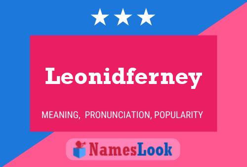 Постер имени Leonidferney