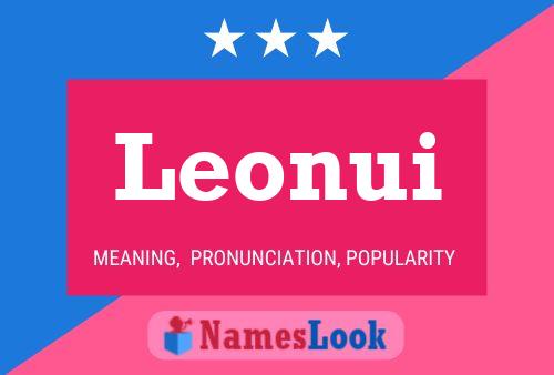 Постер имени Leonui