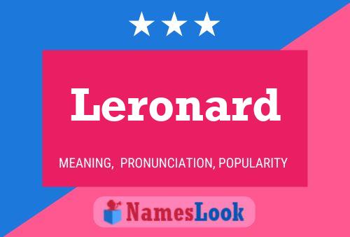 Постер имени Leronard