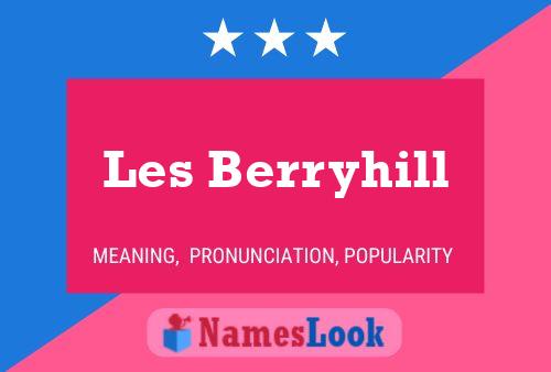 Постер имени Les Berryhill