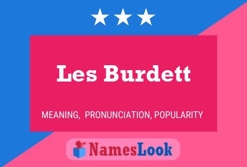 Постер имени Les Burdett