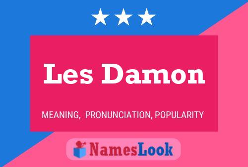 Постер имени Les Damon