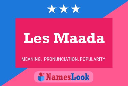 Постер имени Les Maada