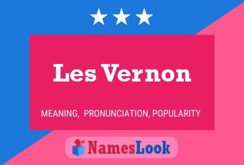 Постер имени Les Vernon