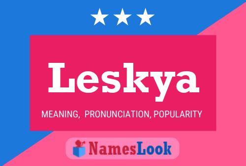 Постер имени Leskya