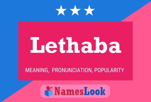 Постер имени Lethaba