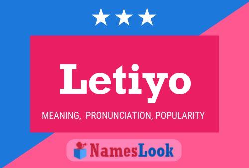 Постер имени Letiyo