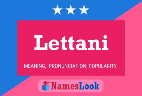 Постер имени Lettani